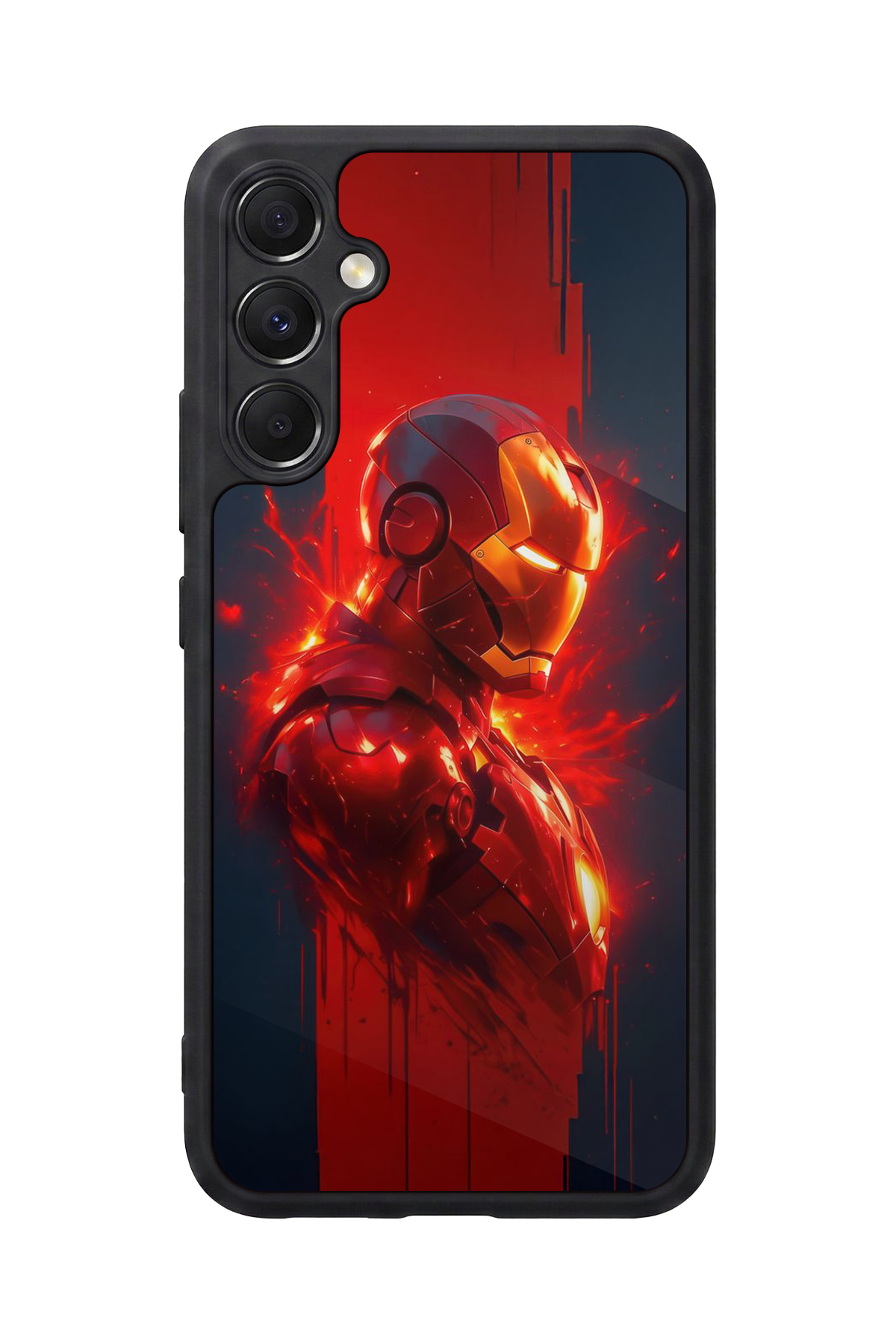 Samsung Galaxy A34 Uyumlu  Iron Man ( Demir Adam ) Tasarımlı Glossy Premium Kılıf