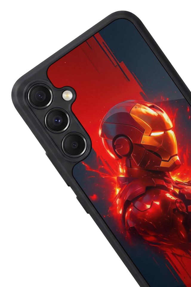 Samsung Galaxy A34 Uyumlu  Iron Man ( Demir Adam ) Tasarımlı Glossy Premium Kılıf