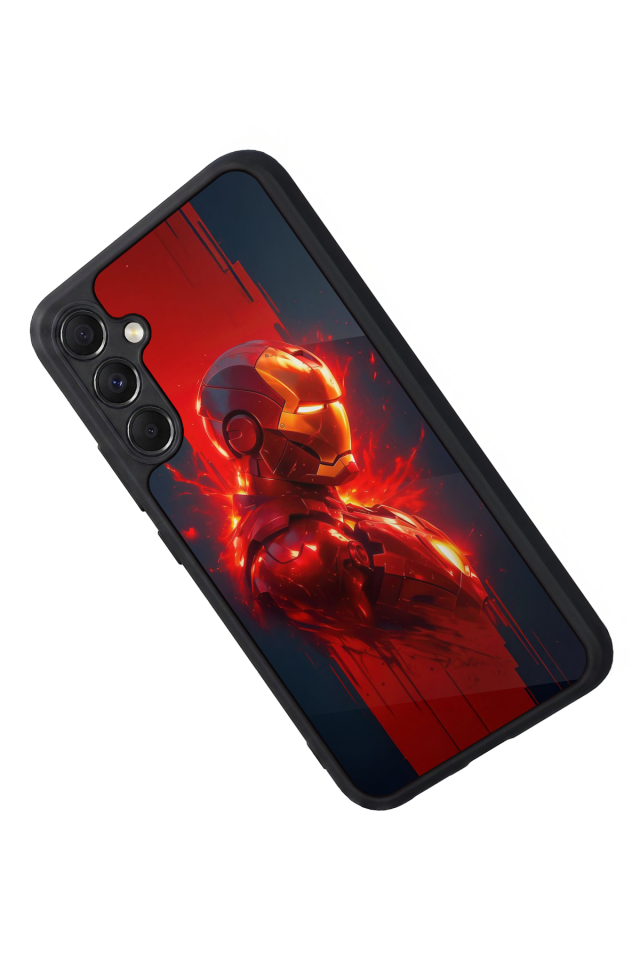Samsung Galaxy A34 Uyumlu  Iron Man ( Demir Adam ) Tasarımlı Glossy Premium Kılıf