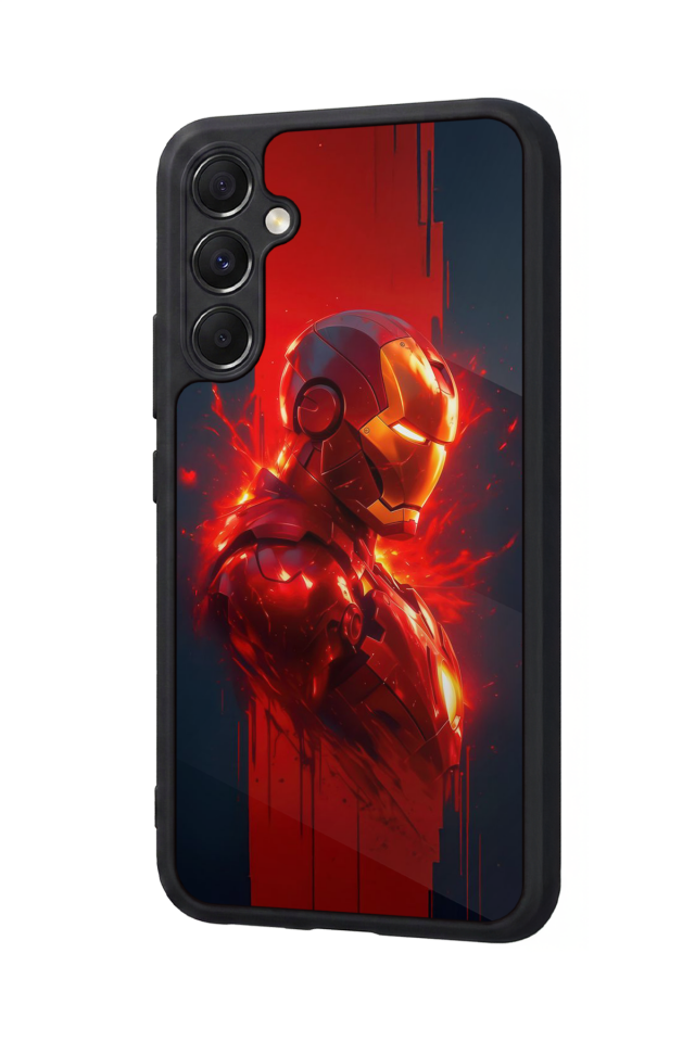 Samsung Galaxy A34 Uyumlu  Iron Man ( Demir Adam ) Tasarımlı Glossy Premium Kılıf