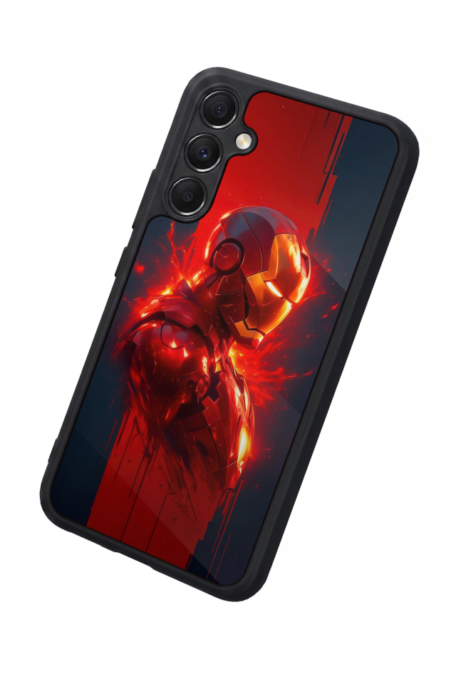 Samsung Galaxy A34 Uyumlu  Iron Man ( Demir Adam ) Tasarımlı Glossy Premium Kılıf