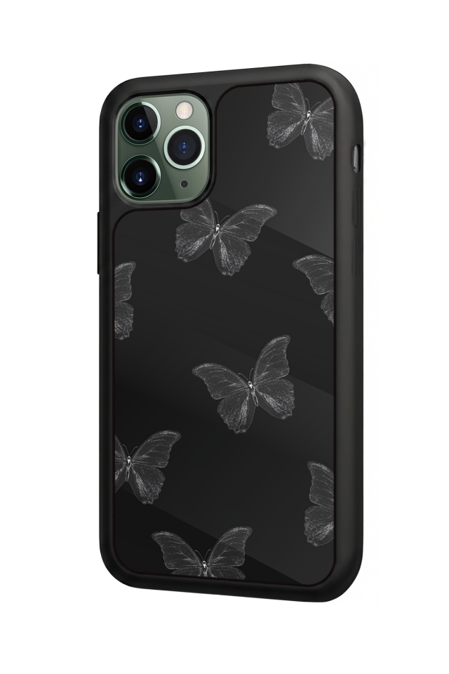 iPhone 11 Pro Uyumlu Kelebek Tasarımlı Glossy Premium Kılıf