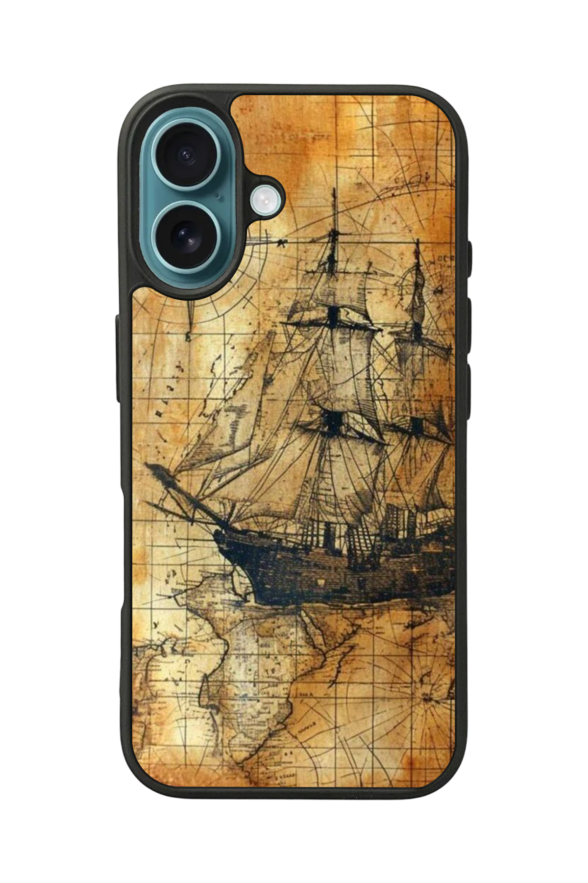 iPhone 16 Plus Uyumlu Korsan Tasarımlı Glossy Premium Kılıf