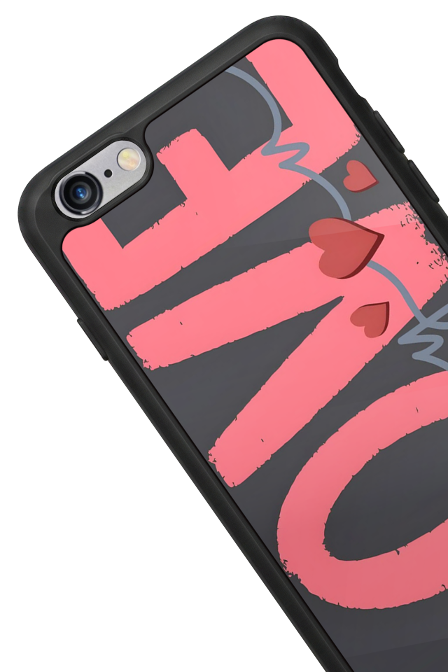 iPhone 6s Plus Uyumlu Love Tasarımlı Glossy Premium Kılıf