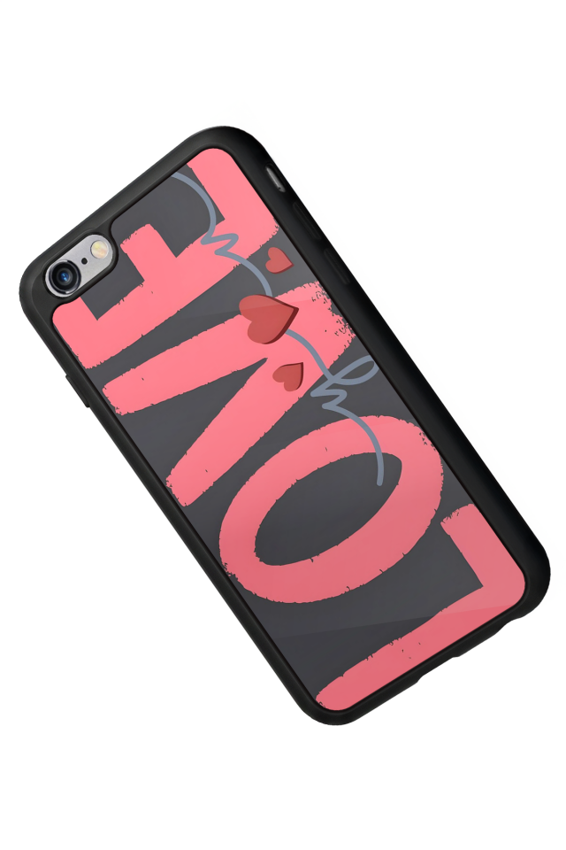 iPhone 6s Plus Uyumlu Love Tasarımlı Glossy Premium Kılıf