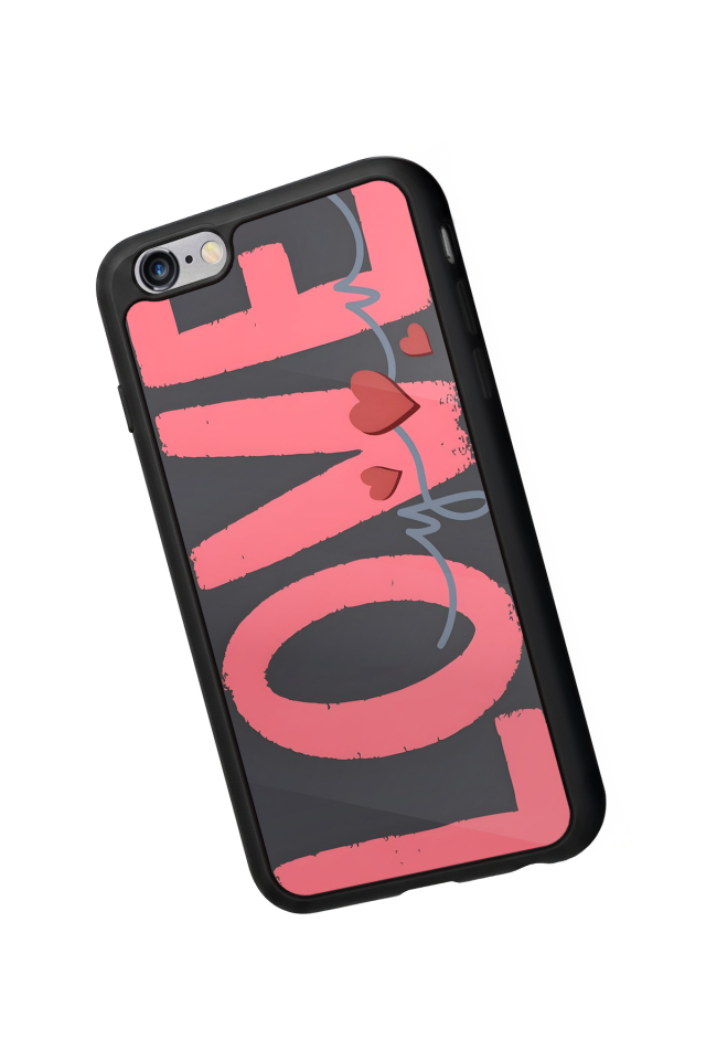 iPhone 6s Plus Uyumlu Love Tasarımlı Glossy Premium Kılıf