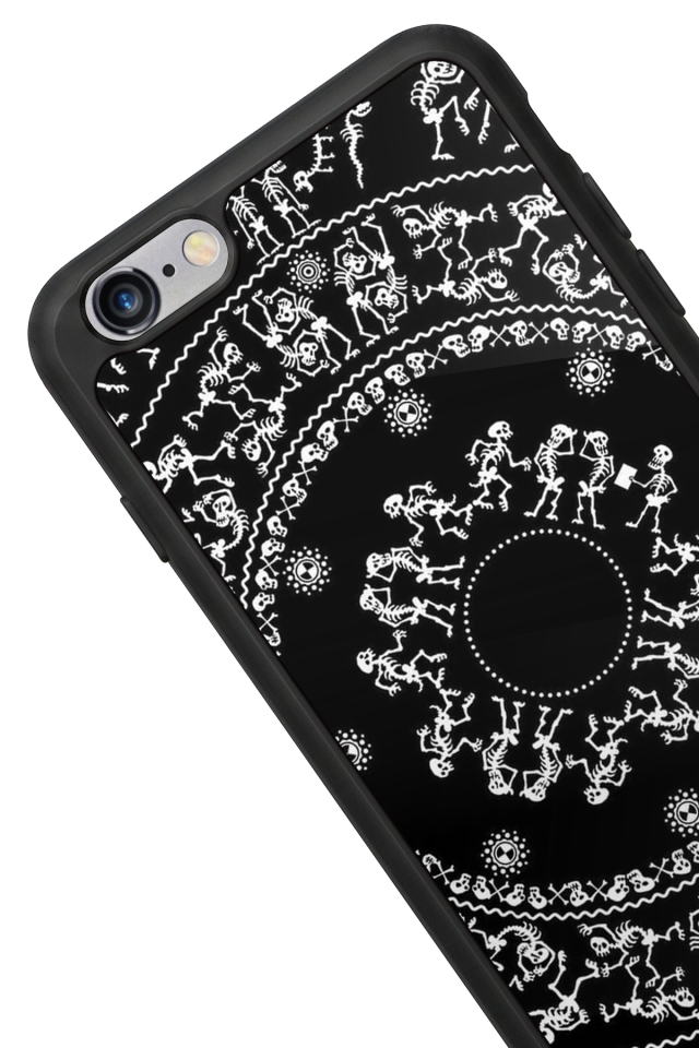 iPhone 6s Plus Uyumlu Mandala Tasarımlı Glossy Premium Kılıf