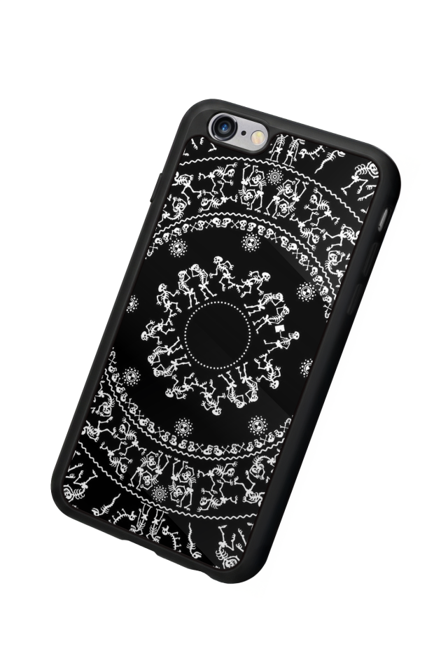 iPhone 6s Plus Uyumlu Mandala Tasarımlı Glossy Premium Kılıf