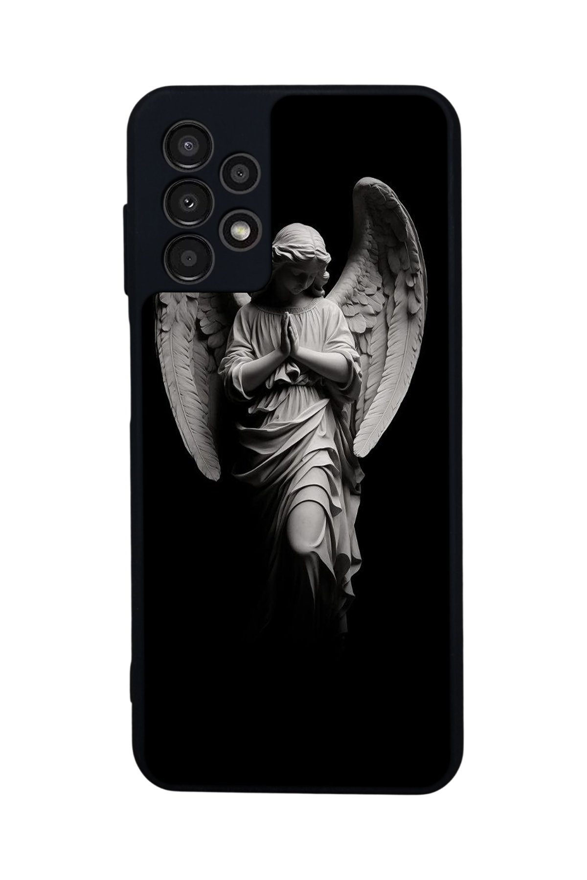Samsung Galaxy A13 Uyumlu Melek Tasarımlı Glossy Premium Kılıf