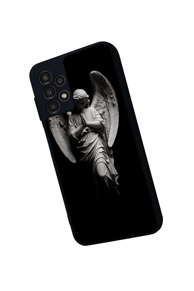 Samsung Galaxy A13 Uyumlu Melek Tasarımlı Glossy Premium Kılıf