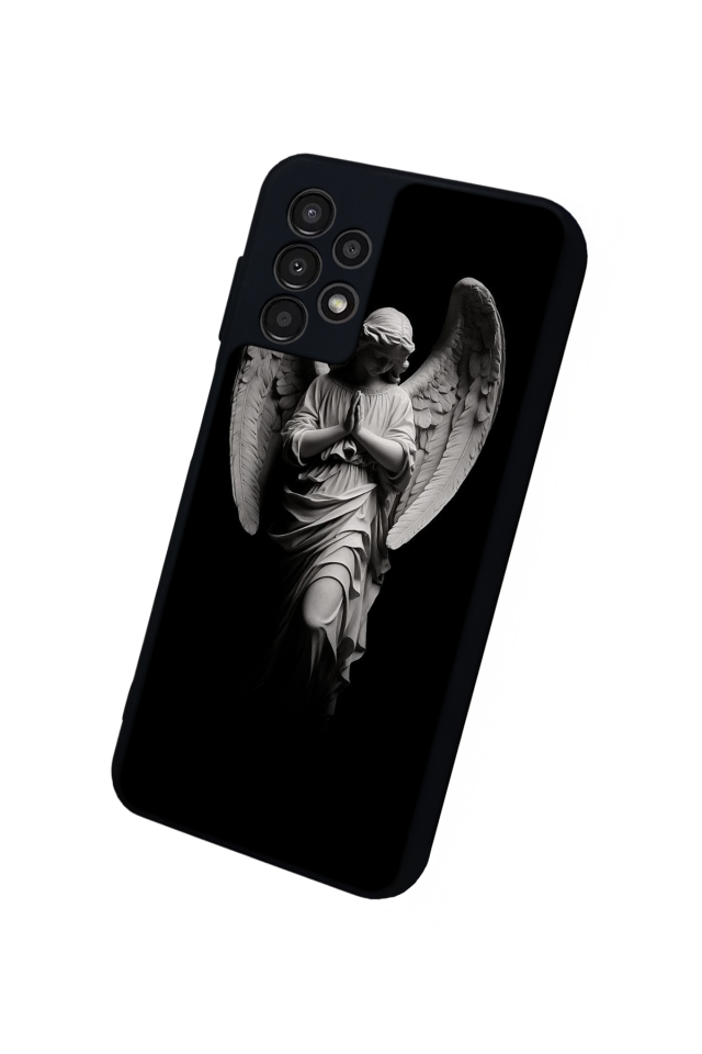 Samsung Galaxy A13 Uyumlu Melek Tasarımlı Glossy Premium Kılıf