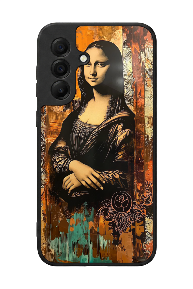 Samsung Galaxy A17 Uyumlu Monalisa Tasarımlı Glossy Premium Kılıf
