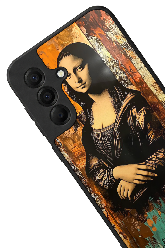 Samsung Galaxy A17 Uyumlu Monalisa Tasarımlı Glossy Premium Kılıf