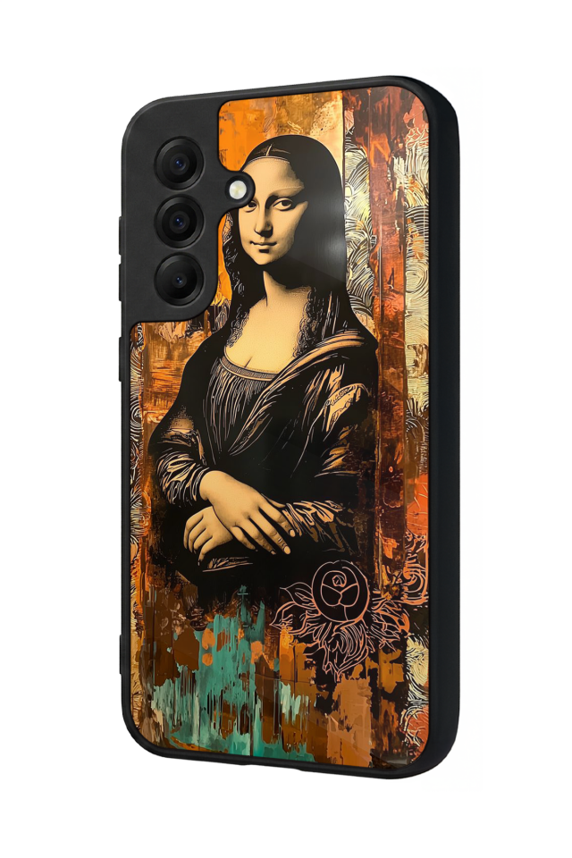 Samsung Galaxy A17 Uyumlu Monalisa Tasarımlı Glossy Premium Kılıf