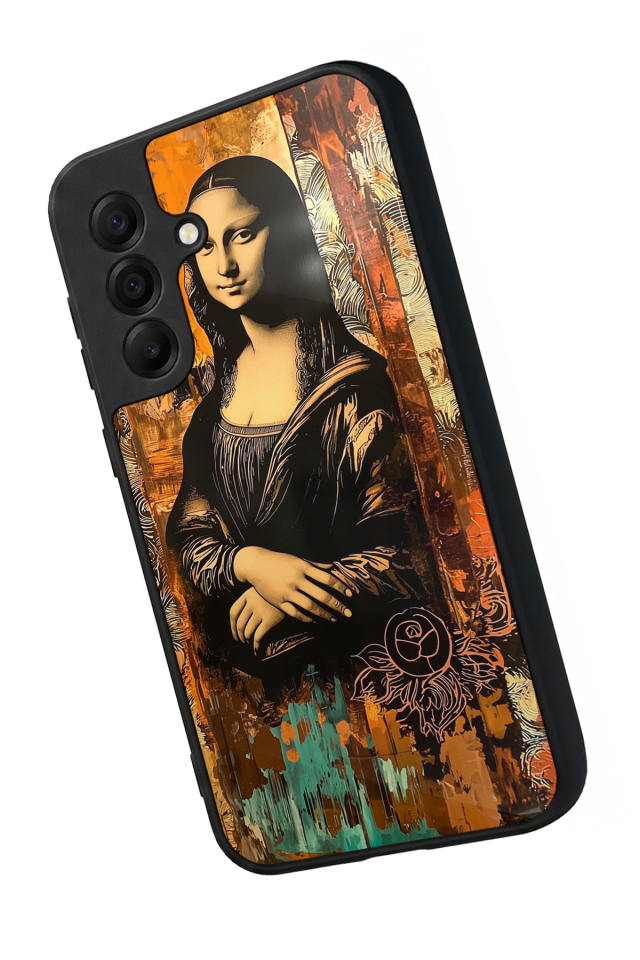Samsung Galaxy A17 Uyumlu Monalisa Tasarımlı Glossy Premium Kılıf