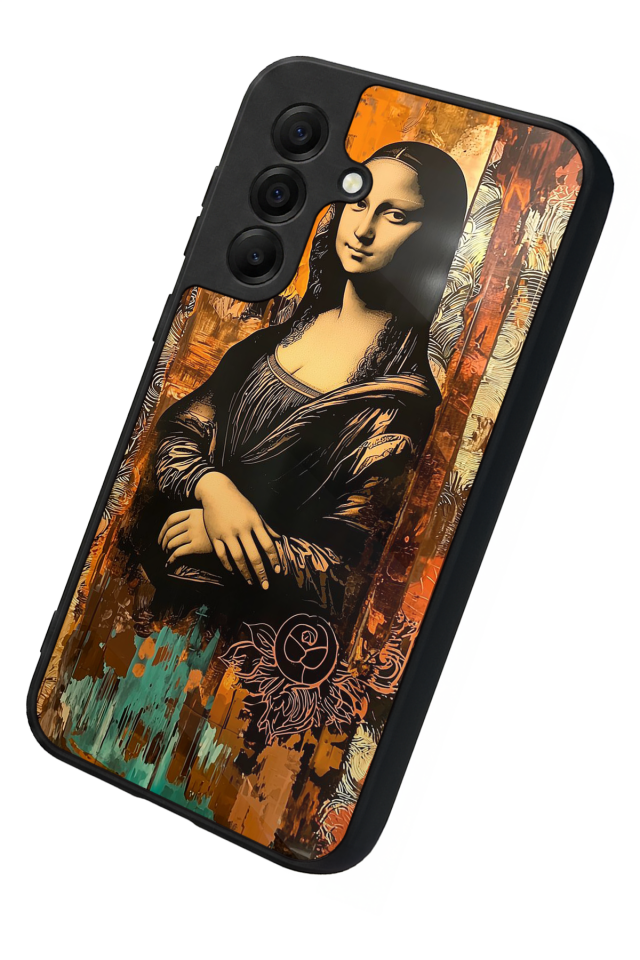 Samsung Galaxy A17 Uyumlu Monalisa Tasarımlı Glossy Premium Kılıf