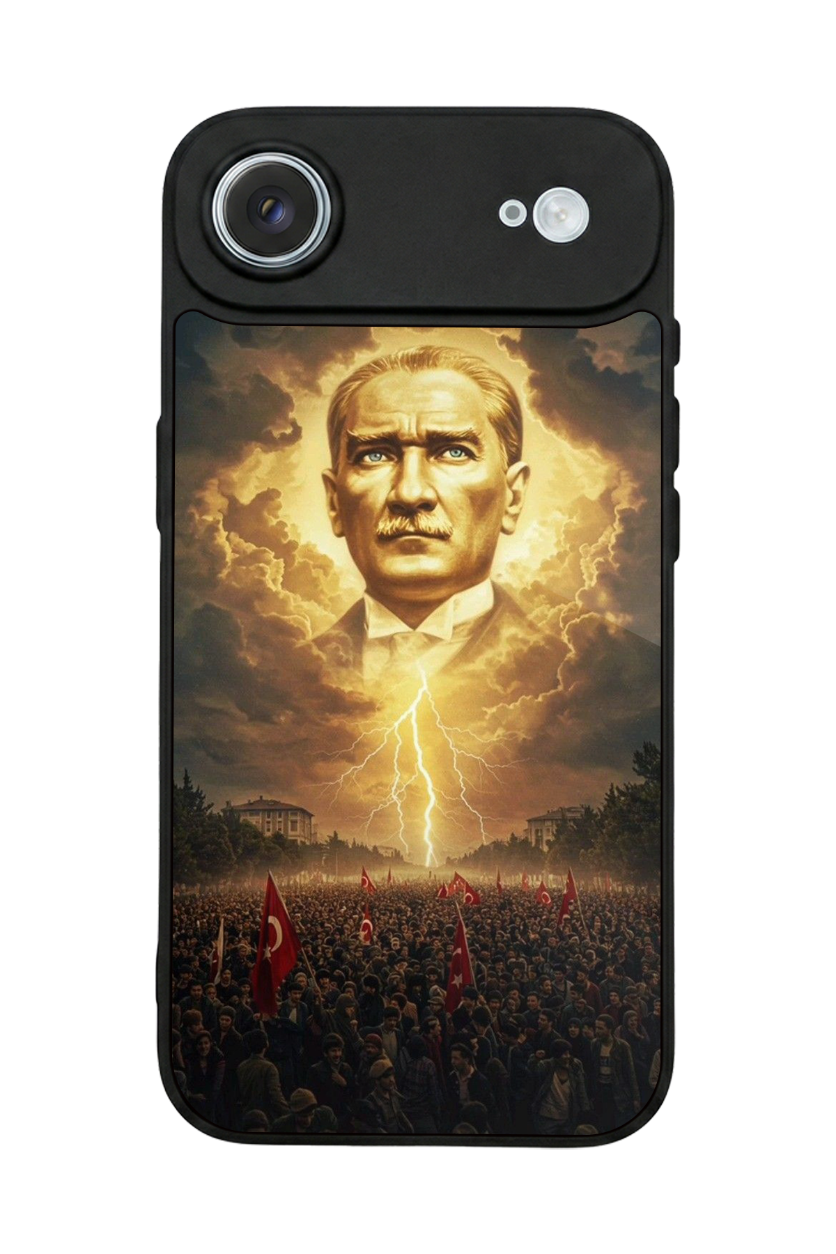 iPhone 17 Air Uyumlu Mustafa Kemal Ataturk Tasarımlı Glossy Premium Kılıf