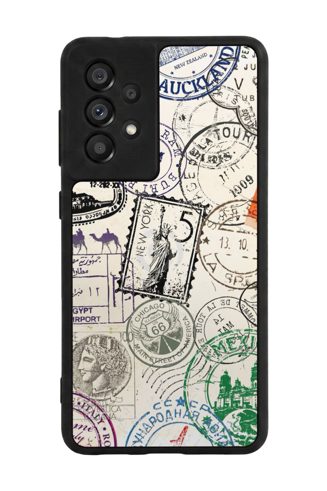 Samsung Galaxy A73 Uyumlu Poster Tasarımlı Glossy Premium Kılıf