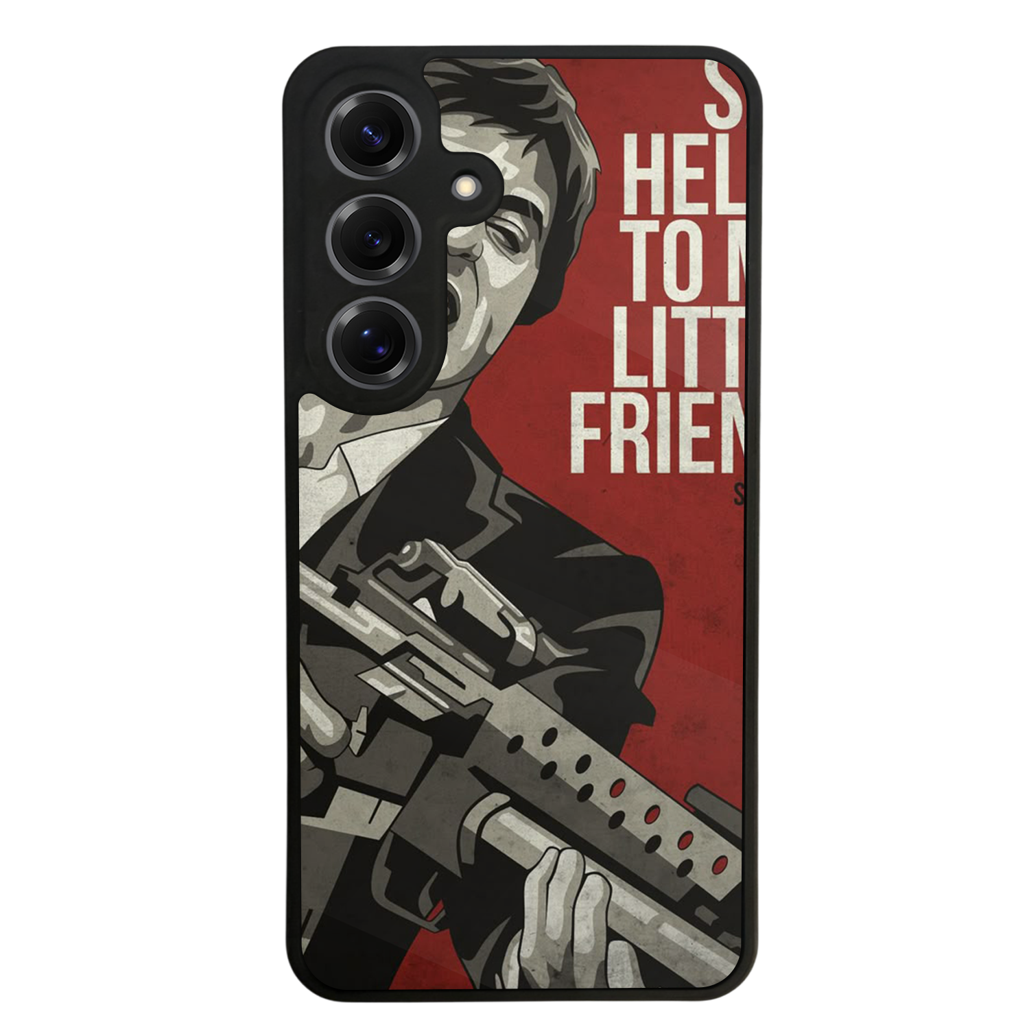 Samsung Galaxy S25 Uyumlu Scarface Tasarımlı Glossy Premium Kılıf