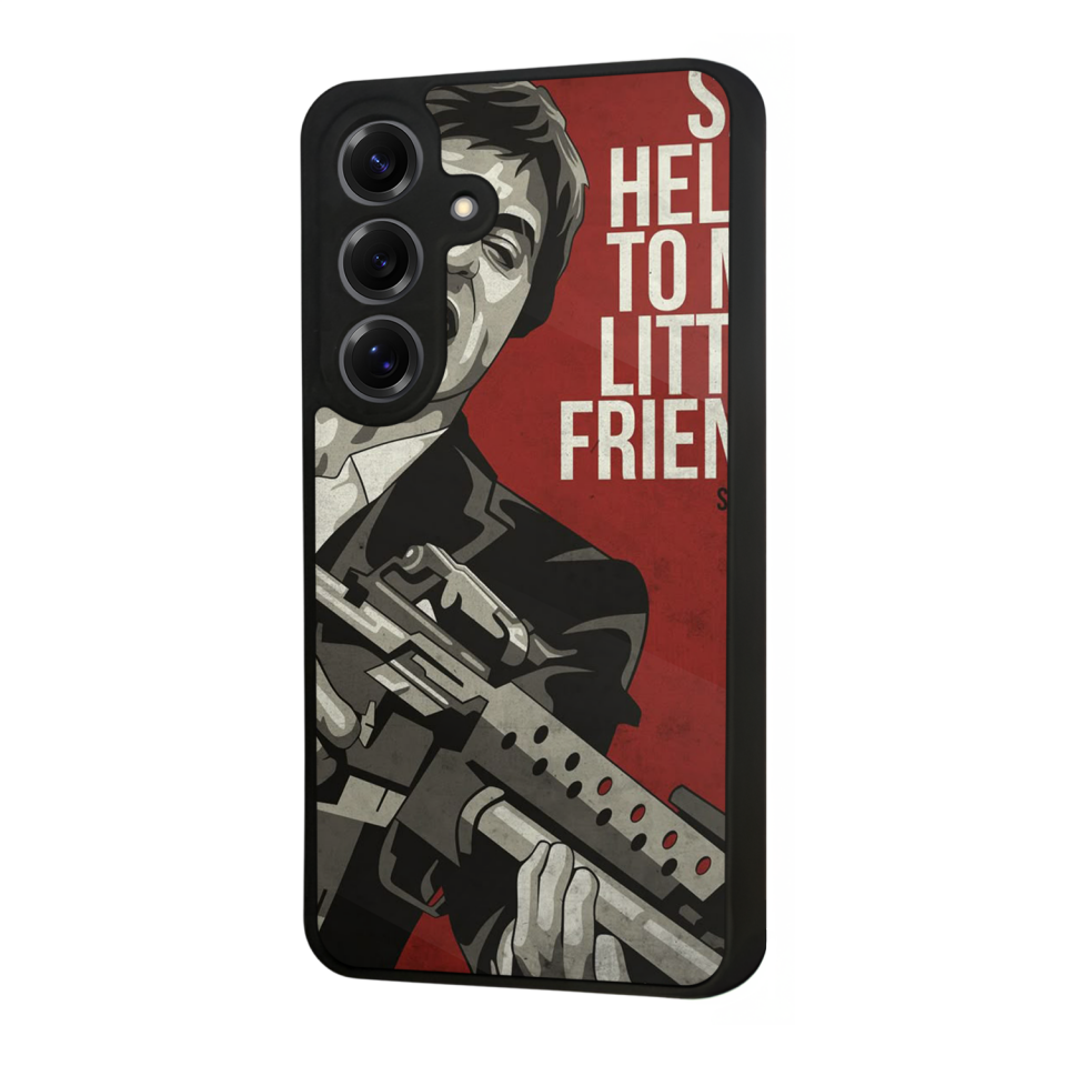 Samsung Galaxy S25 Uyumlu Scarface Tasarımlı Glossy Premium Kılıf