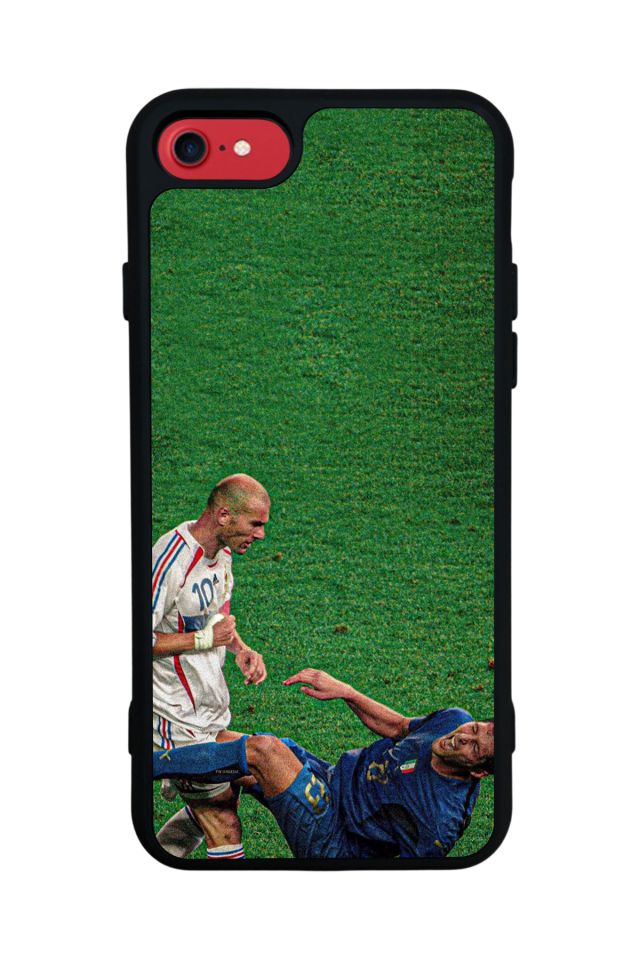 iPhone 8 Uyumlu Zidane Tasarımlı Glossy Premium Kılıf