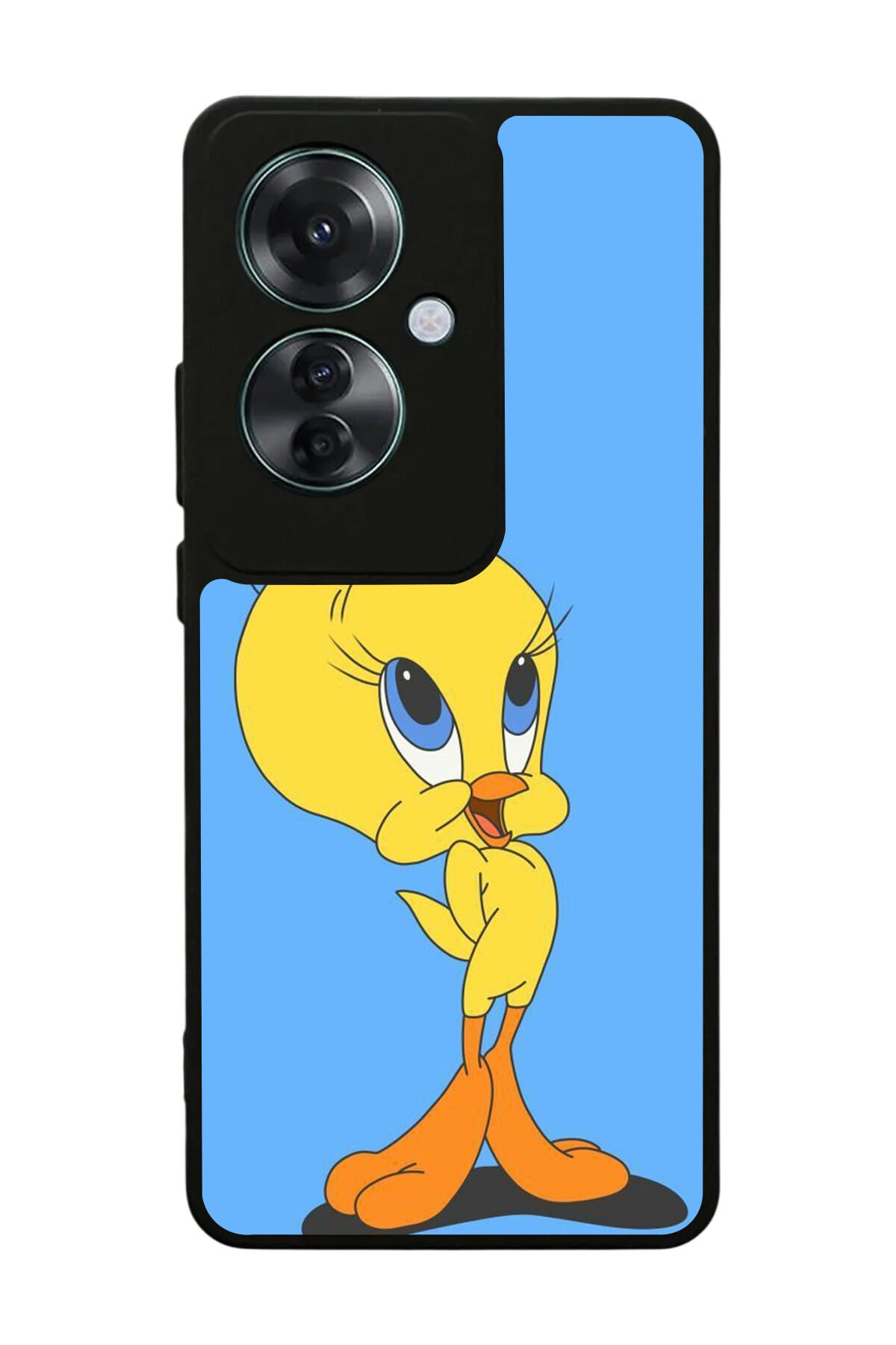 Oppo Reno 11F Uyumlu Tweety Tasarımlı Glossy Premium Kılıf