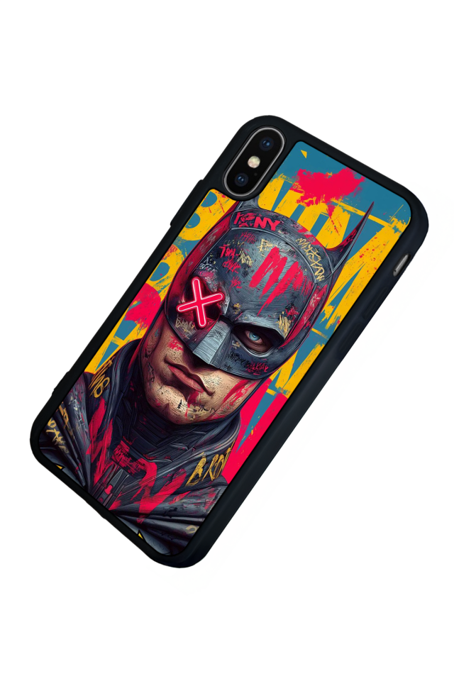 iPhone XS Max Uyumlu Batman Tasarımlı Glossy Premium Kılıf