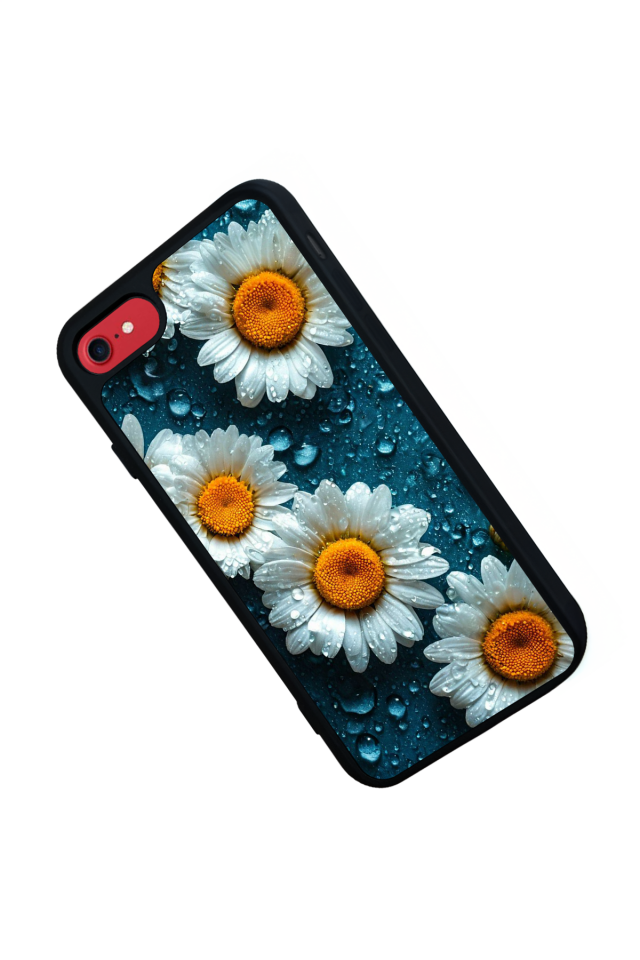 iPhone 7 Uyumlu Cicek Tasarımlı Glossy Premium Kılıf