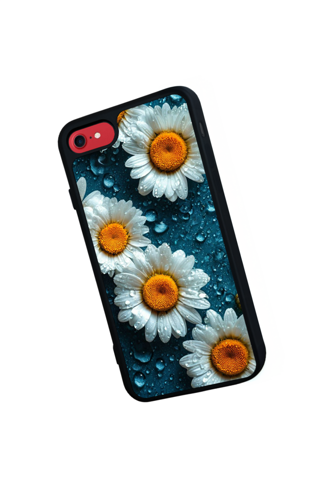 iPhone 7 Uyumlu Cicek Tasarımlı Glossy Premium Kılıf