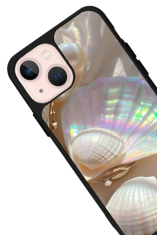iPhone 14 Plus Uyumlu  İnci Tasarımlı Glossy Premium Kılıf