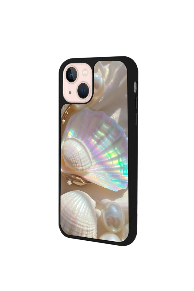 iPhone 14 Plus Uyumlu  İnci Tasarımlı Glossy Premium Kılıf