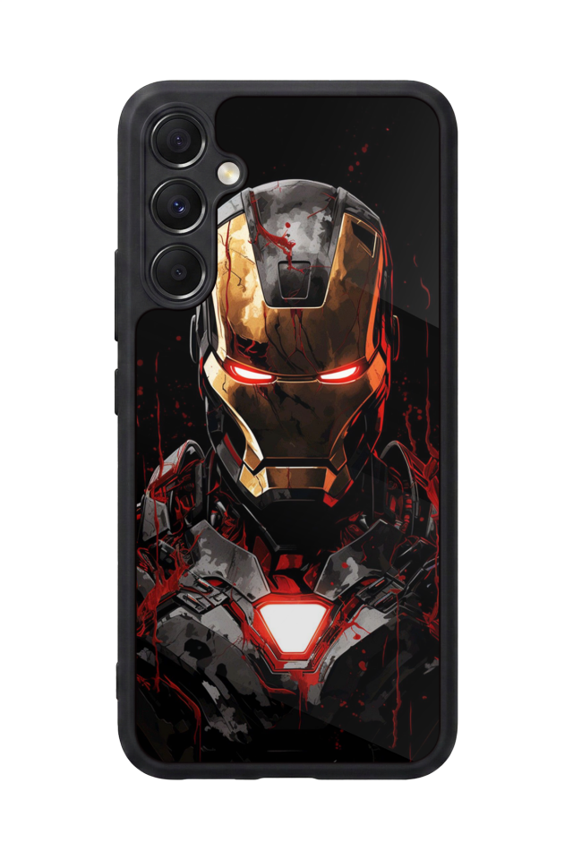 Samsung Galaxy A34 Uyumlu  Iron Man ( Demir Adam ) Tasarımlı Glossy Premium Kılıf