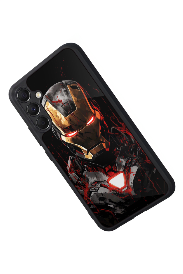 Samsung Galaxy A34 Uyumlu  Iron Man ( Demir Adam ) Tasarımlı Glossy Premium Kılıf