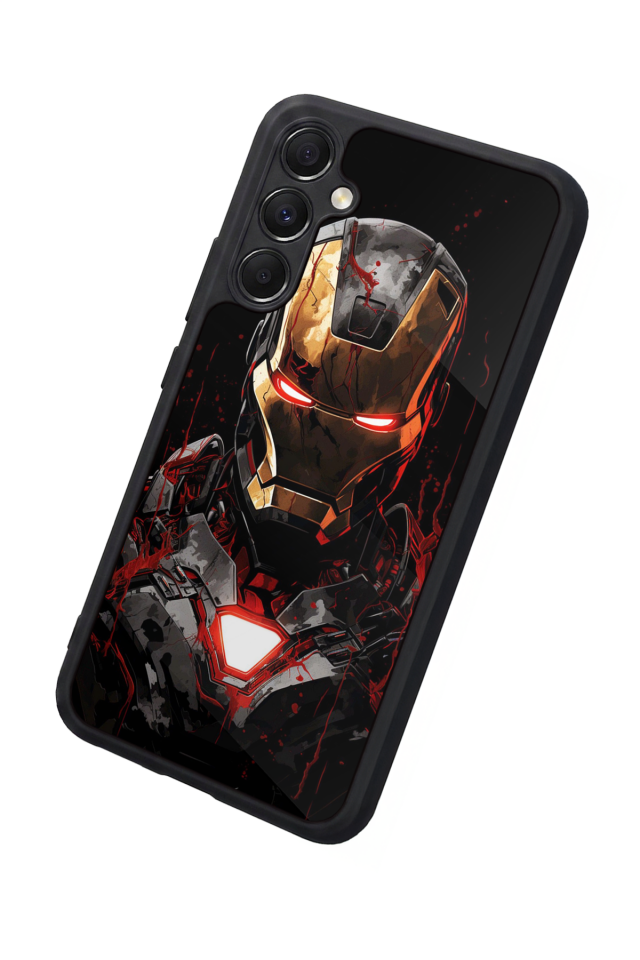 Samsung Galaxy A34 Uyumlu  Iron Man ( Demir Adam ) Tasarımlı Glossy Premium Kılıf