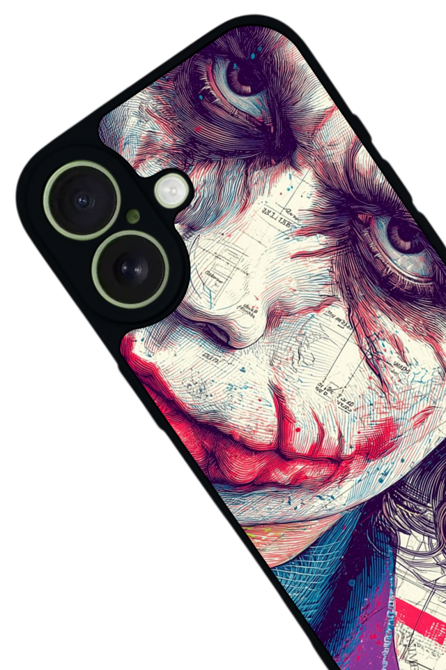 iPhone 17 Uyumlu Joker Tasarımlı Glossy Premium Kılıf