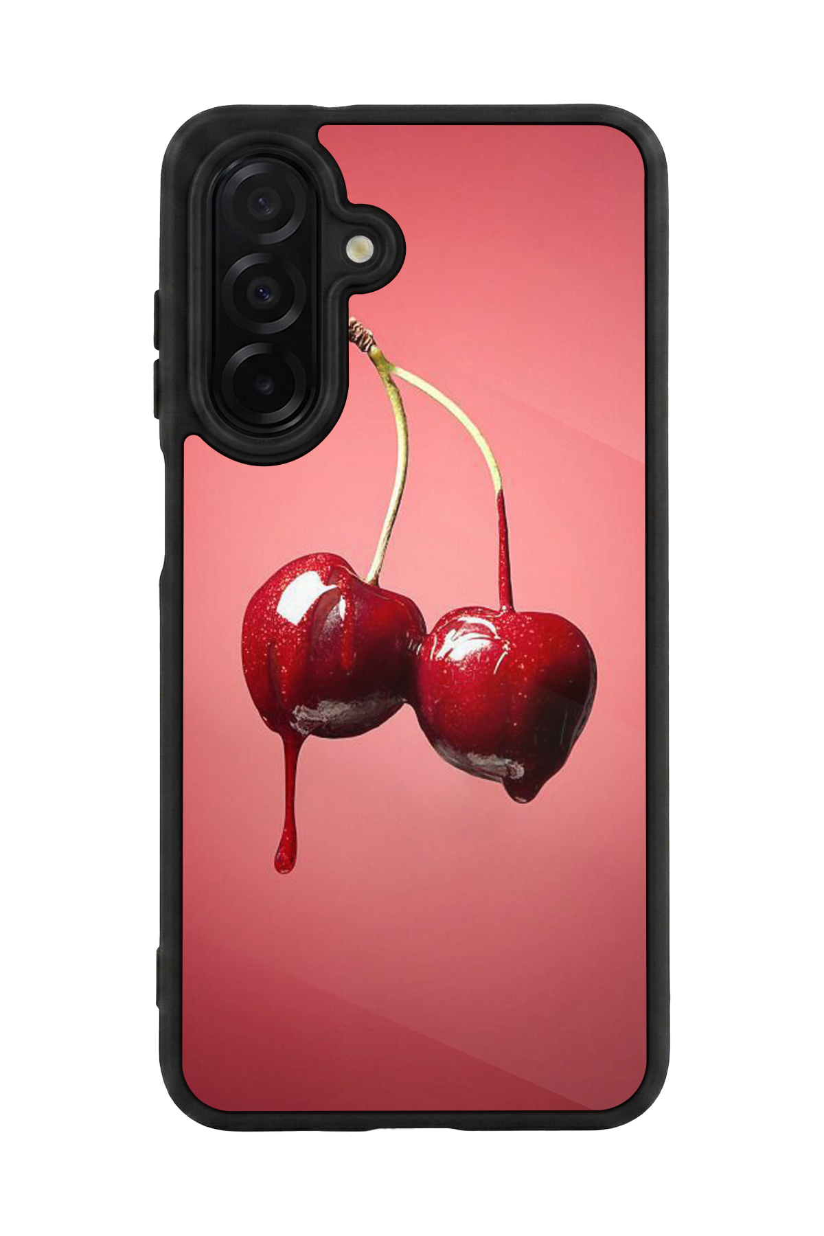 Samsung Galaxy A36 Uyumlu Kiraz Tasarımlı Glossy Premium Kılıf