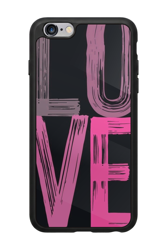 iPhone 6s Plus Uyumlu Love Tasarımlı Glossy Premium Kılıf