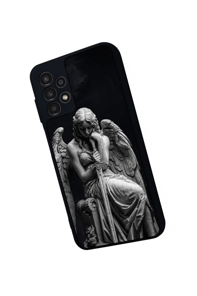 Samsung Galaxy A13 Uyumlu Melek Tasarımlı Glossy Premium Kılıf