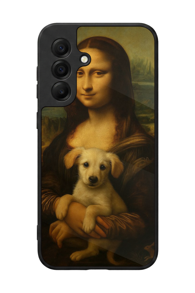 Samsung Galaxy A17 Uyumlu Monalisa Tasarımlı Glossy Premium Kılıf