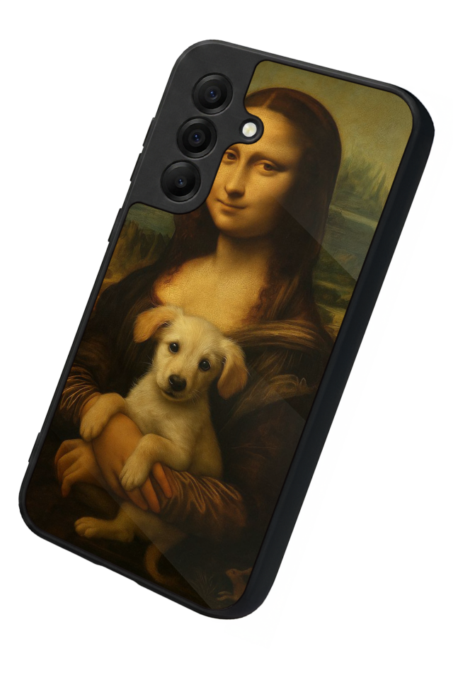 Samsung Galaxy A17 Uyumlu Monalisa Tasarımlı Glossy Premium Kılıf