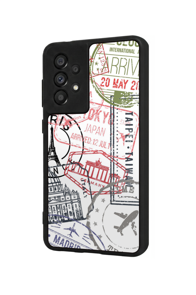 Samsung Galaxy A73 Uyumlu Poster Tasarımlı Glossy Premium Kılıf