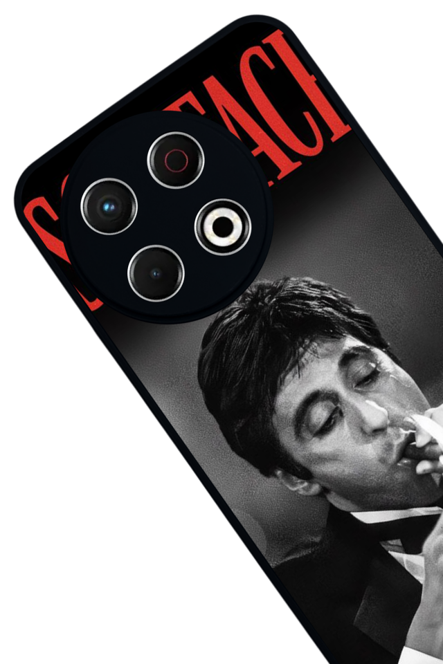 Tecno Spark 30 Pro Uyumlu Scarface Tasarımlı Glossy Premium Kılıf
