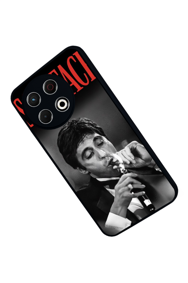 Tecno Spark 30 Pro Uyumlu Scarface Tasarımlı Glossy Premium Kılıf