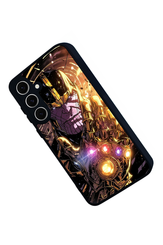 Samsung Galaxy S24 FE Uyumlu Thanos Tasarımlı Glossy Premium Kılıf