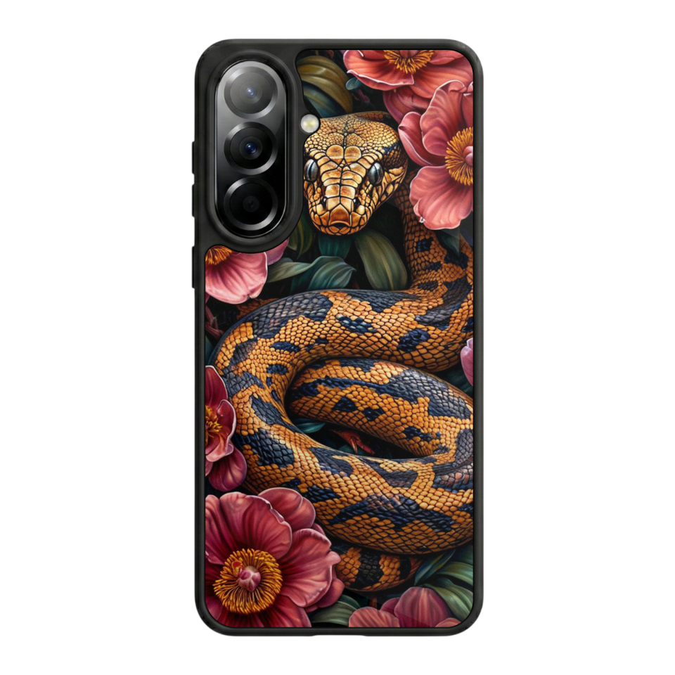 Samsung Galaxy A37 Uyumlu Yılan Tasarımlı Glossy Premium Kılıf