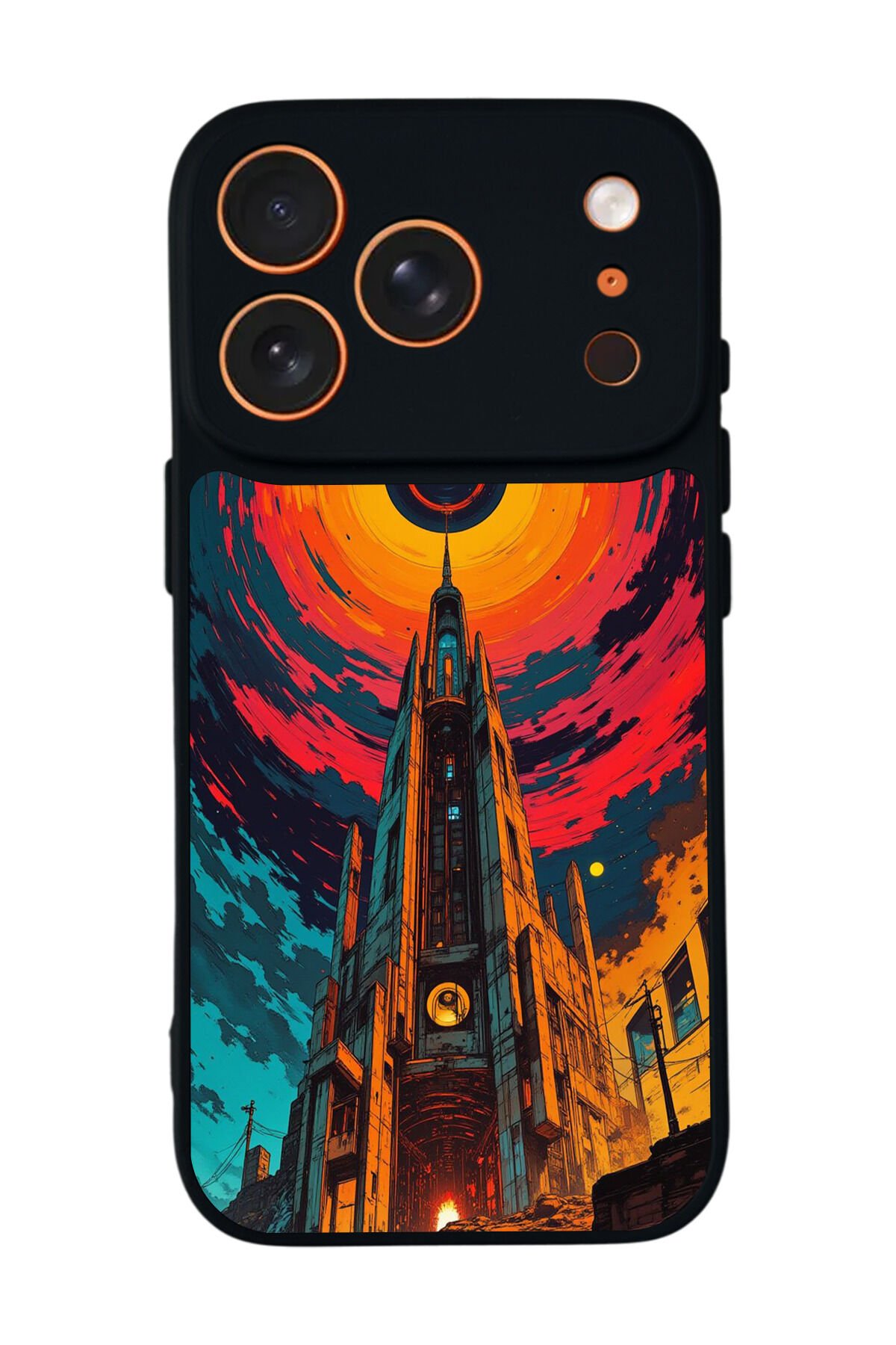 iPhone 17 Pro Max Uyumlu Abstract Tasarımlı Glossy Premium Kılıf