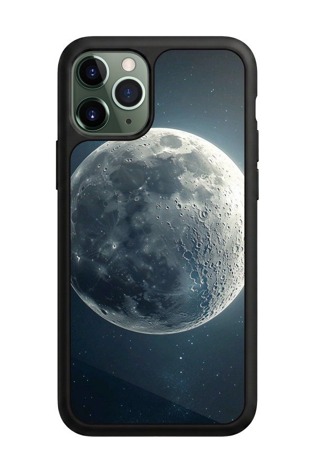 iPhone 11 Pro Max Uyumlu Ay Tasarımlı Glossy Premium Kılıf