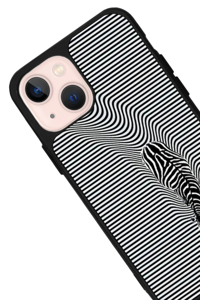 iPhone 15 Plus Uyumlu Çizgi Sanatı Tasarımlı Glossy Premium Kılıf