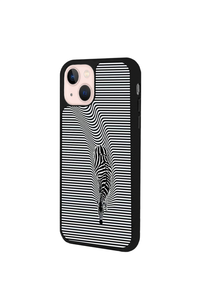 iPhone 15 Plus Uyumlu Çizgi Sanatı Tasarımlı Glossy Premium Kılıf