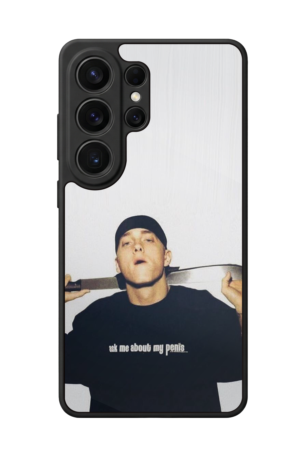 Samsung Galaxy S26 Ultra Uyumlu Eminem Tasarımlı Glossy Premium Kılıf